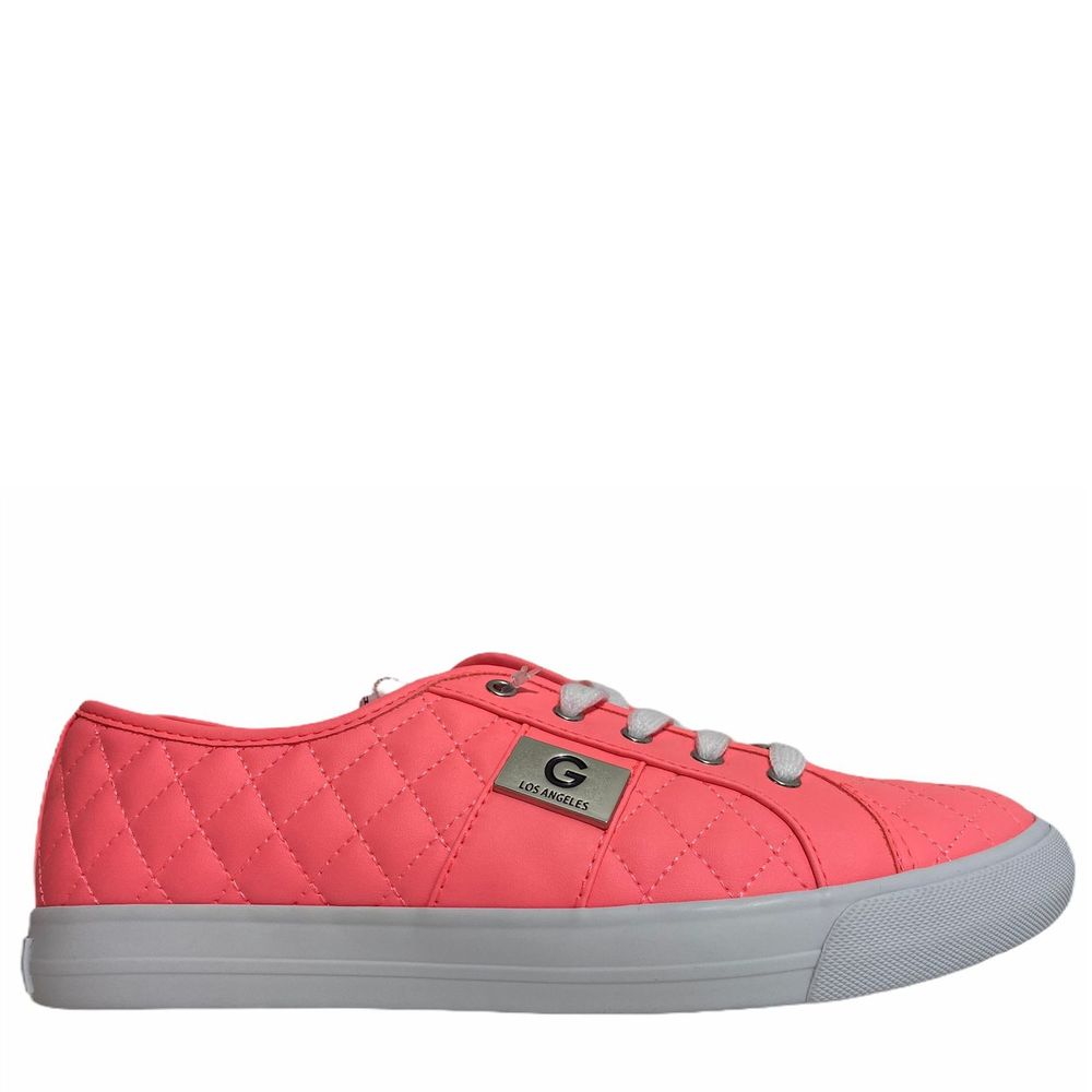 Guess Neon Pink GGBacker Woman Shoes 9.5